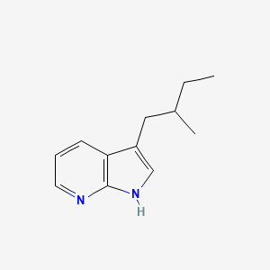 1H-Pyrrolo[2,3-b]pyridine, 3-(2-methylbutyl)-