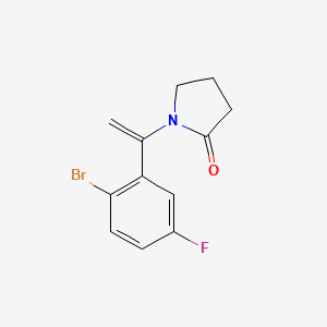 2-Pyrrolidinone, 1-[1-(2-bromo-5-fluorophenyl)ethenyl]-