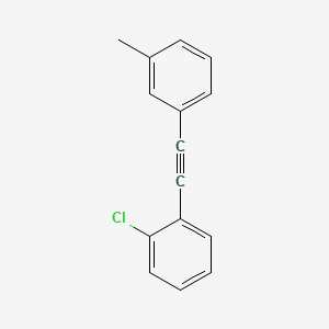 1-Chloro-2-[(3-methylphenyl)ethynyl]benzene