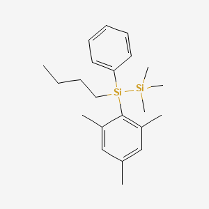 1-Butyl-2,2,2-trimethyl-1-phenyl-1-(2,4,6-trimethylphenyl)disilane