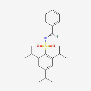 N-Benzylidene-2,4,6-tri(propan-2-yl)benzene-1-sulfonamide