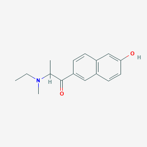 2-[Ethyl(methyl)amino]-1-(6-hydroxynaphthalen-2-yl)propan-1-one