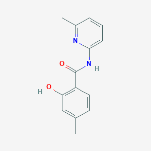 2-Hydroxy-4-methyl-N-(6-methylpyridin-2-yl)benzamide