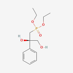 Diethyl [(2R)-2,3-dihydroxy-2-phenylpropyl]phosphonate