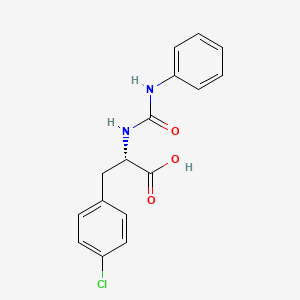 4-Chloro-N-(phenylcarbamoyl)-L-phenylalanine