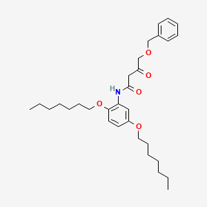 4-(Benzyloxy)-N-[2,5-bis(heptyloxy)phenyl]-3-oxobutanamide