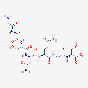 Glycyl-L-alanyl-L-seryl-L-asparaginyl-L-glutaminylglycyl-L-serine