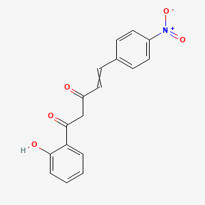 1-(2-Hydroxyphenyl)-5-(4-nitrophenyl)pent-4-ene-1,3-dione