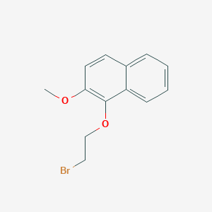 molecular formula C13H13BrO2 B15407669 1-(2-Bromoethoxy)-2-methoxynaphthalene CAS No. 753022-62-7