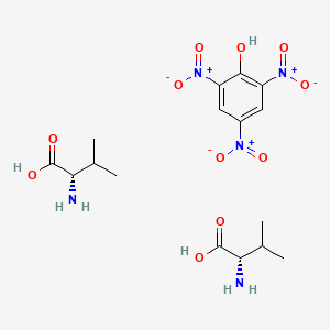 (2S)-2-amino-3-methylbutanoic acid;2,4,6-trinitrophenol