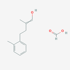 Formic acid;2-methyl-4-(2-methylphenyl)but-1-en-1-ol