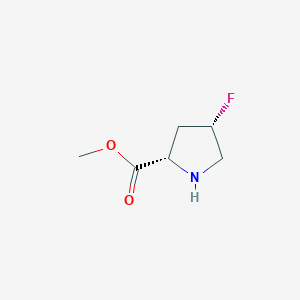 B154079 (2S,4S)-4-Fluoro-2-methoxycarbonyl-pyrrolidine CAS No. 126111-12-4