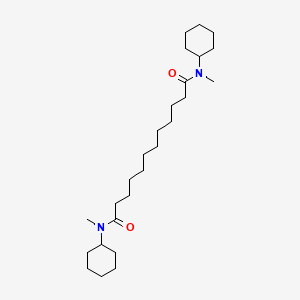 N~1~,N~12~-Dicyclohexyl-N~1~,N~12~-dimethyldodecanediamide