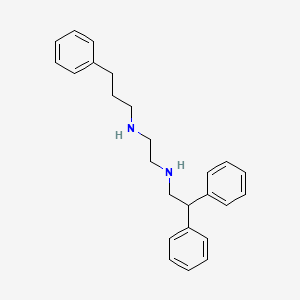 N'-(2,2-diphenylethyl)-N-(3-phenylpropyl)ethane-1,2-diamine