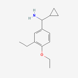 Cyclopropyl-(4-ethoxy-3-ethylphenyl)methanamine