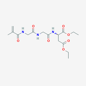 Diethyl N-(2-methylacryloyl)glycylglycyl-L-aspartate