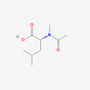 molecular formula C9H17NO3 B15408538 N-Acetyl-N-methyl-D-leucine CAS No. 824406-06-6