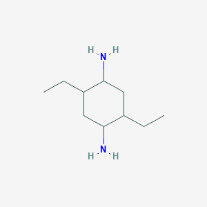 molecular formula C10H22N2 B15408720 2,5-Diethylcyclohexane-1,4-diamine CAS No. 827307-50-6