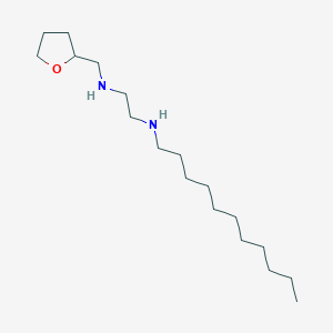 molecular formula C18H38N2O B15408843 N~1~-[(Oxolan-2-yl)methyl]-N~2~-undecylethane-1,2-diamine CAS No. 627523-60-8