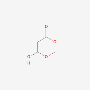 molecular formula C4H6O4 B15408855 6-Hydroxy-1,3-dioxan-4-one CAS No. 823192-83-2