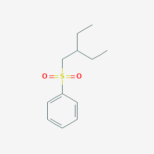 molecular formula C12H18O2S B15408872 (2-Ethylbutane-1-sulfonyl)benzene CAS No. 777095-41-7