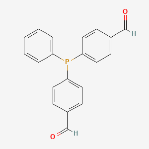 molecular formula C20H15O2P B15408879 4,4'-(Phenylphosphanediyl)dibenzaldehyde CAS No. 731862-19-4