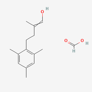 Formic acid;2-methyl-4-(2,4,6-trimethylphenyl)but-1-en-1-ol