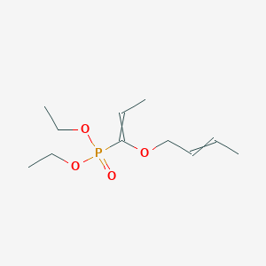 Diethyl {1-[(but-2-en-1-yl)oxy]prop-1-en-1-yl}phosphonate