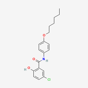 5-Chloro-N-[4-(hexyloxy)phenyl]-2-hydroxybenzamide