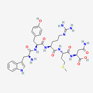 L-Tryptophyl-L-tyrosyl-N~5~-(diaminomethylidene)-L-ornithyl-L-methionyl-L-asparagine