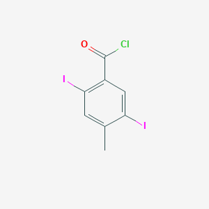 2,5-Diiodo-4-methylbenzoyl chloride