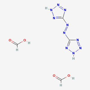 (E)-bis(2H-tetrazol-5-yl)diazene;formic acid