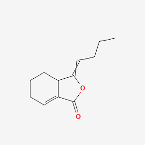 molecular formula C12H16O2 B15409174 3-Butylidene-3a,4,5,6-tetrahydro-2-benzofuran-1(3H)-one CAS No. 827024-45-3