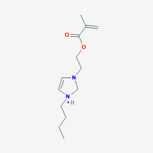 1-Butyl-3-{2-[(2-methylacryloyl)oxy]ethyl}-2,3-dihydro-1H-imidazol-1-ium