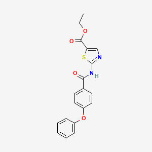 Ethyl 2-(4-phenoxybenzamido)-1,3-thiazole-5-carboxylate