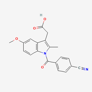 [1-(4-Cyanobenzoyl)-5-methoxy-2-methyl-1H-indol-3-yl]acetic acid