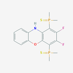 10H-Phenoxazine, 1,4-bis(dimethylphosphinothioyl)-2,3-difluoro-