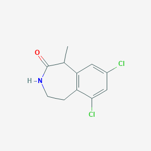 6,8-Dichloro-1-methyl-1,3,4,5-tetrahydro-2H-3-benzazepin-2-one