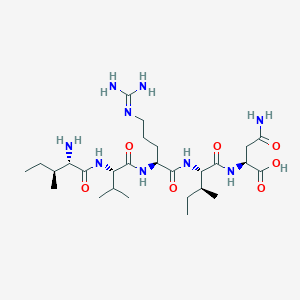 L-Isoleucyl-L-valyl-N~5~-(diaminomethylidene)-L-ornithyl-L-isoleucyl-L-asparagine