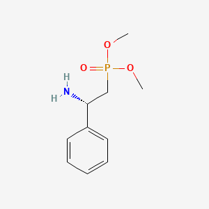 Phosphonic acid, [(2S)-2-amino-2-phenylethyl]-, dimethyl ester