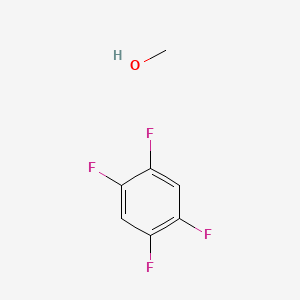 Methanol;1,2,4,5-tetrafluorobenzene