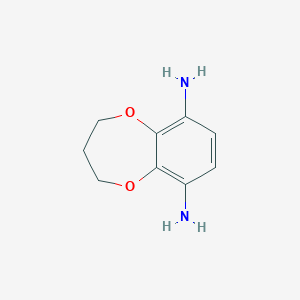 3,4-Dihydro-2H-1,5-benzodioxepine-6,9-diamine