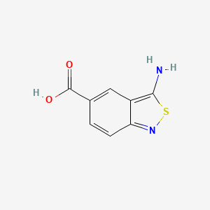 3-Amino-2,1-benzothiazole-5-carboxylic acid