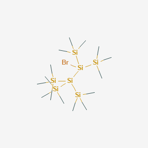 2-Bromo-1,1,1,4,4,4-hexamethyl-2,3,3-tris(trimethylsilyl)tetrasilane