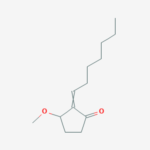 2-Heptylidene-3-methoxycyclopentan-1-one