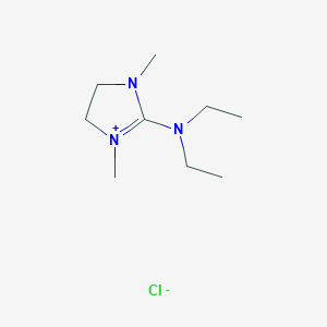 2-(Diethylamino)-1,3-dimethyl-4,5-dihydro-1H-imidazol-3-ium chloride