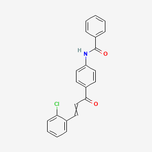 N-{4-[3-(2-Chlorophenyl)acryloyl]phenyl}benzamide