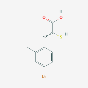 3-(4-Bromo-2-methylphenyl)-2-sulfanylprop-2-enoic acid