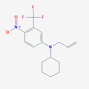 Benzenamine, N-cyclohexyl-4-nitro-N-2-propenyl-3-(trifluoromethyl)-