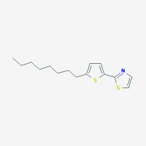 2-(5-Octylthiophen-2-yl)-1,3-thiazole